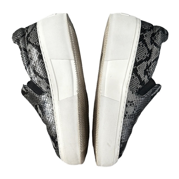 J/SLIDES Snake Skin Platform Slip On Sneakers 7 - Picture 2 of 5